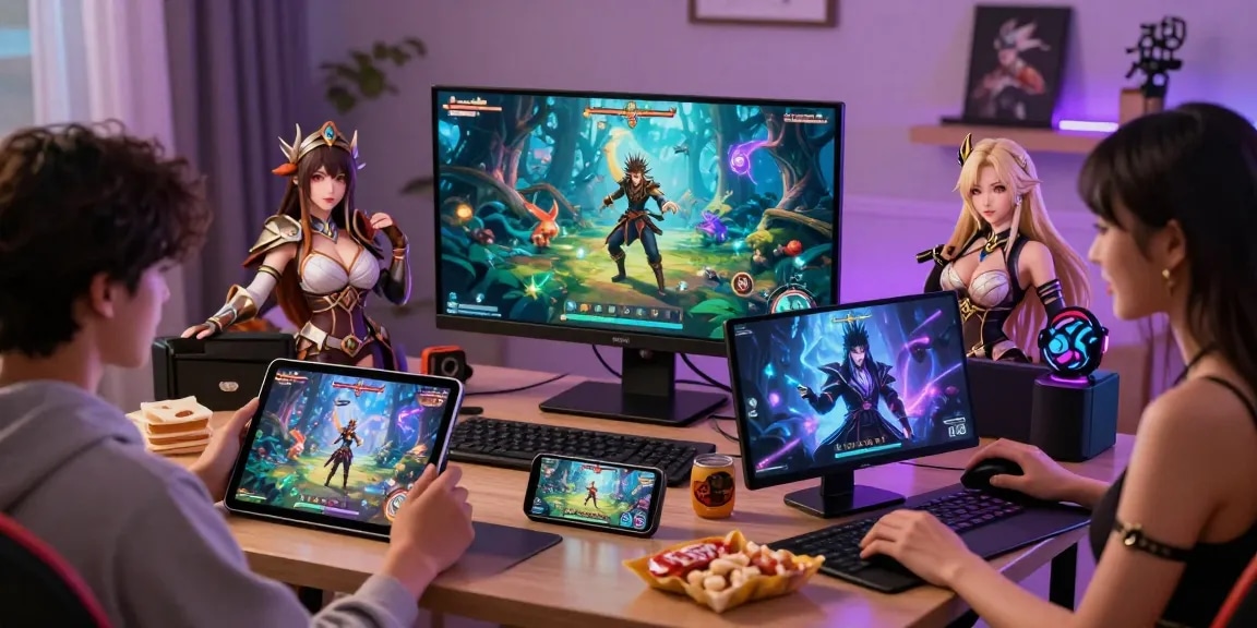 Engaging scene from a dynamic hentai game showcasing diverse characters and immersive gameplay in 2026.