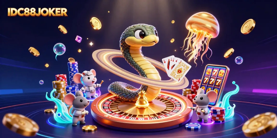 Engage in thrilling gameplay at IDC88JOKER with dynamic casino visuals and vibrant energy.