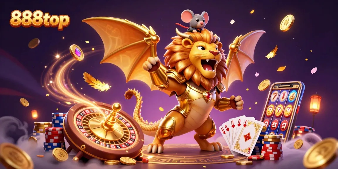 Experience thrilling wins at 888top where golden coins cascade and majestic creatures reign.