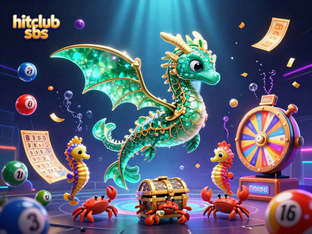 Engage in vibrant gameplay with hitclub sbs featuring a magical sea dragon and exciting lottery elements.