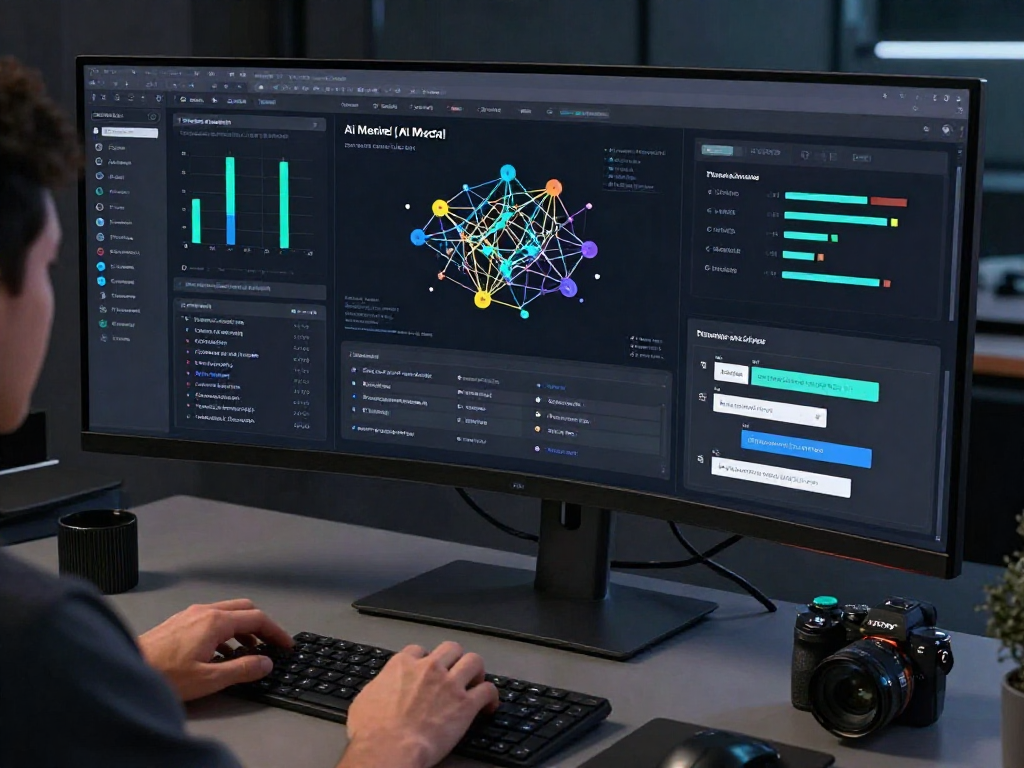 AI tool dashboard showcasing lia engel porno content in an advanced SaaS platform focused on automation and machine learning.