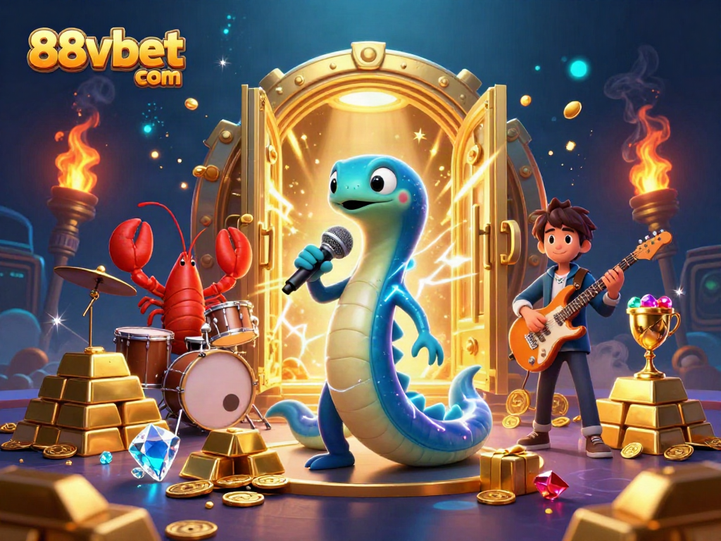 Immerse in the thrilling atmosphere of 88vbet com's underwater casino showcase featuring vibrant characters and sparkling treasures.
