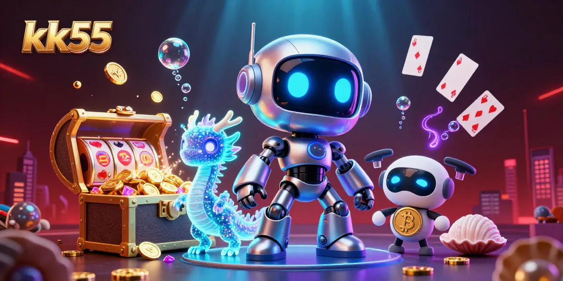 Experience thrilling gaming action at kk55 with vibrant characters and dynamic gaming elements.