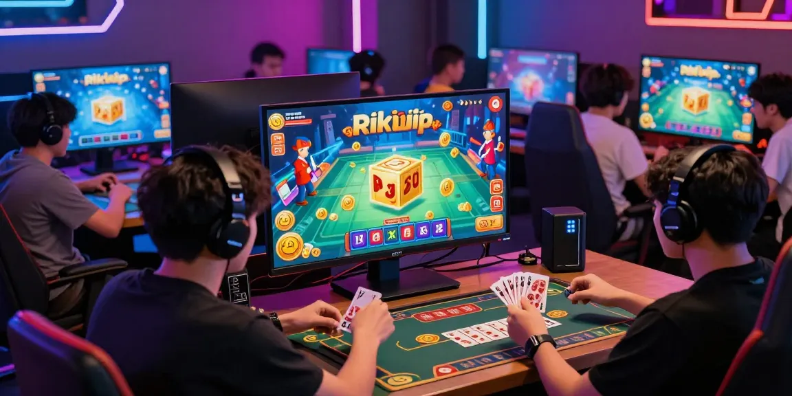 Engaged players enjoying gaming on Rikvip, showcasing lively card games and vibrant digital rewards.