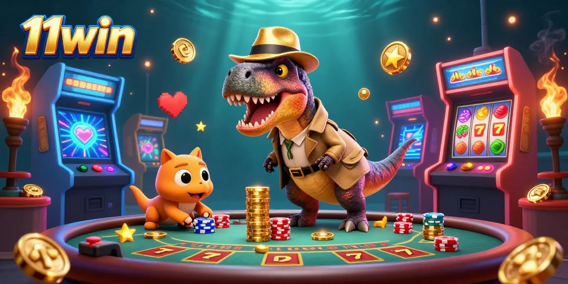 11win velociraptor card counter blends casino thrills with gaming fun at a blackjack table.