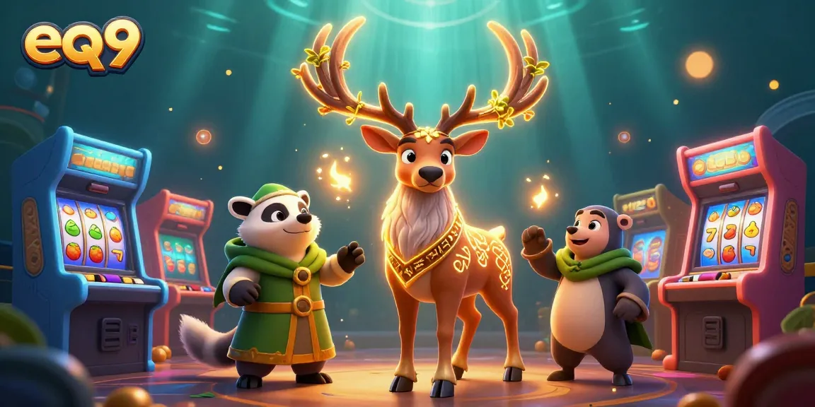Win big at eq9 casino with thrilling 3D characters in an exciting game atmosphere.