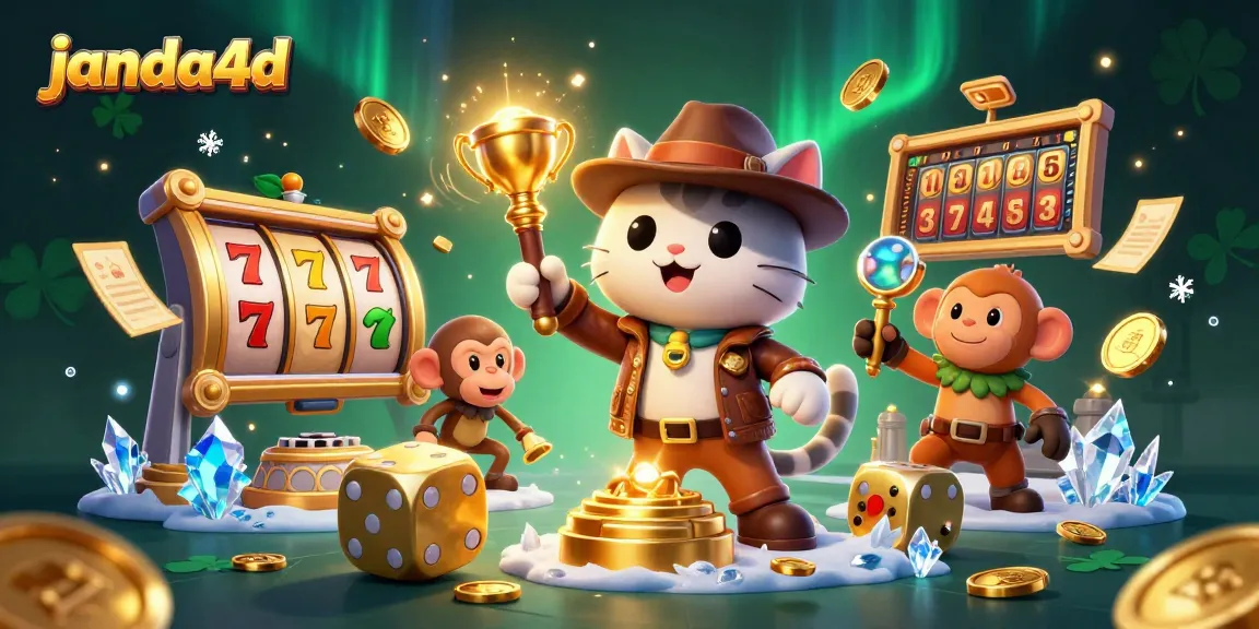Menangkan slot gacor hari ini di janda4d, lihat petualangan arkeolog kucing dan monyet!
