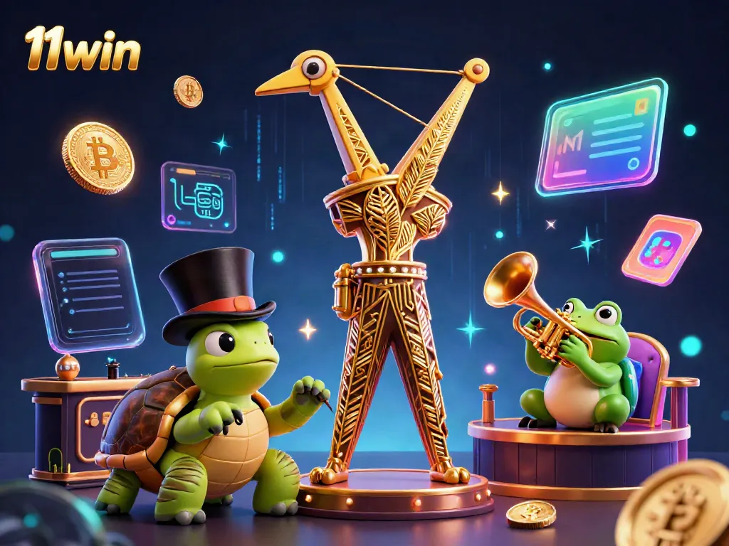 Experience excitement at 11win with vibrant 3D characters and dynamic casino elements.