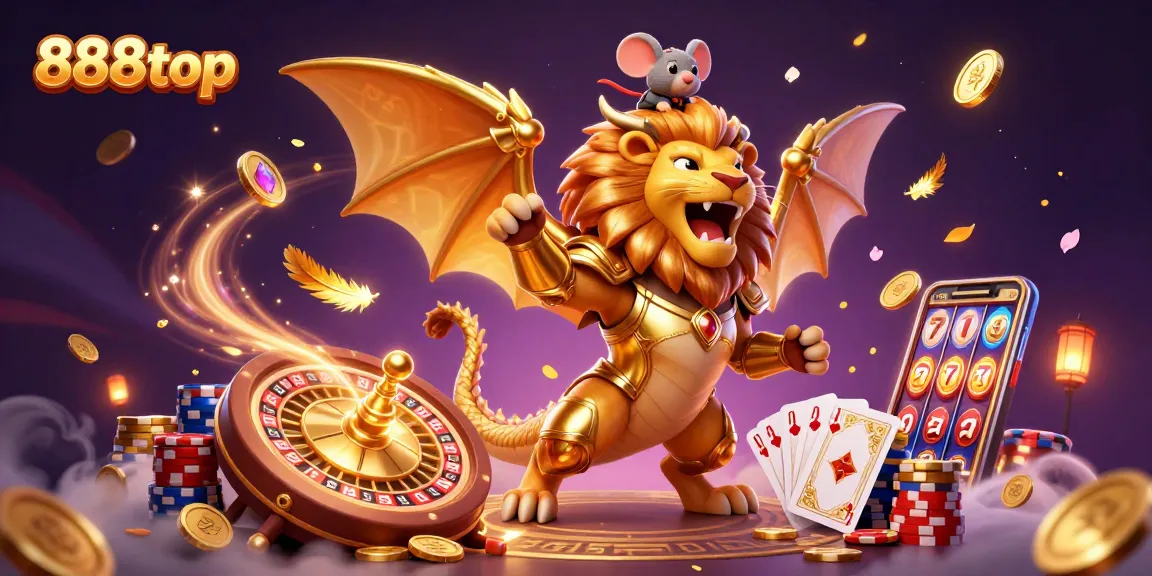 Experience thrilling wins at 888top where golden coins cascade and majestic creatures reign.