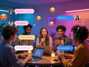 Engaging users in vibrant chat with AI characters in the realm of porn chat ai.