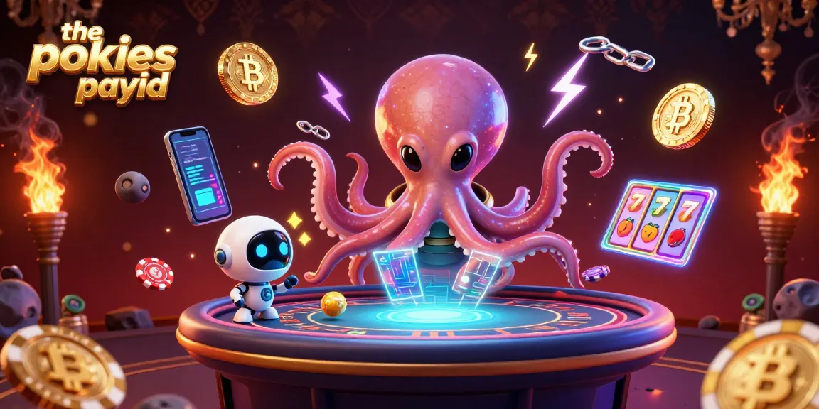 Experience the pokies payid in a vibrant 3D illustration featuring a space-themed poker scene.